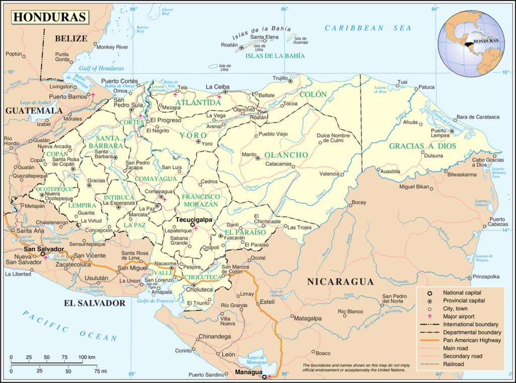 Honduras_Map